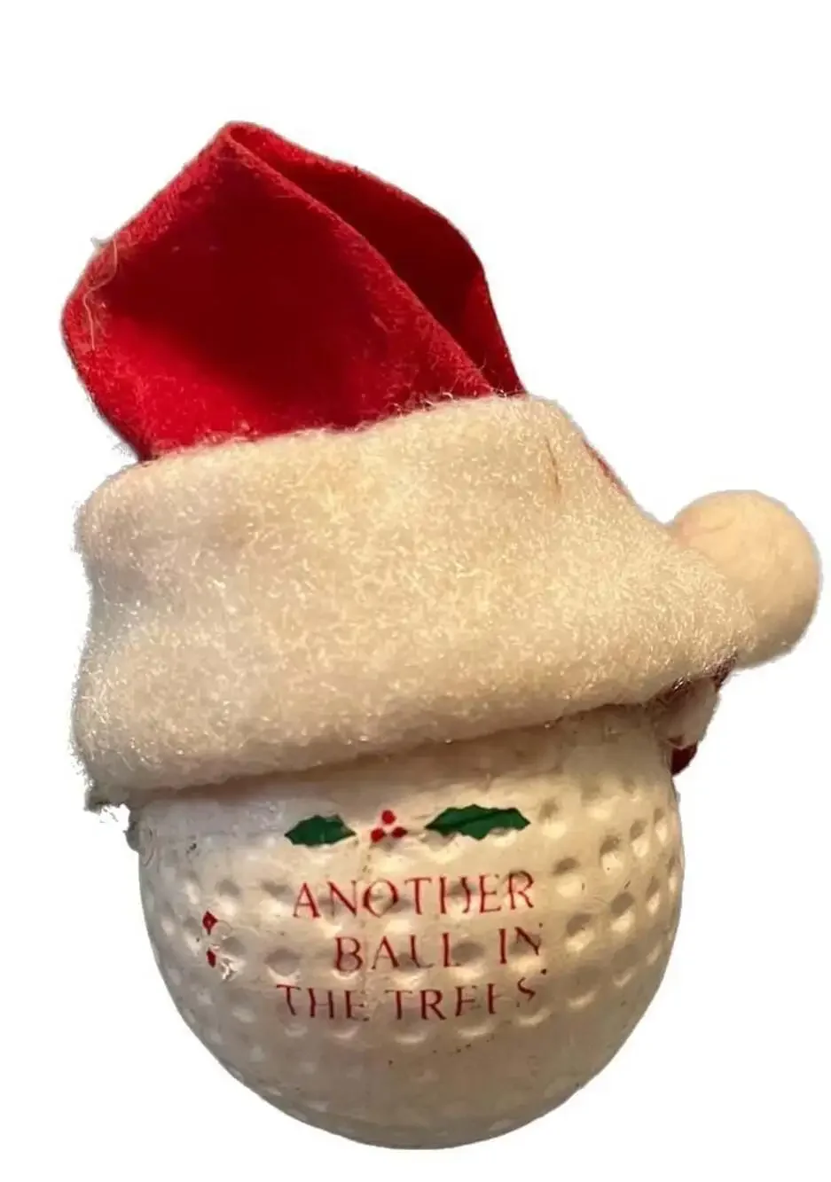 Lot 3‎ Vintage Golf Christmas Ornaments 1989 Hallmark Mouse Bag Novelty Golfing